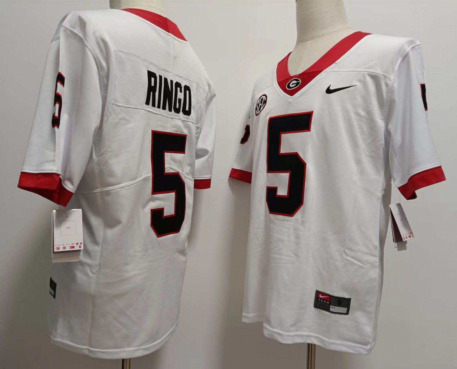 Men Georgia Bulldogs #5 Ringo White 2024 Nike Vapor NCAA Jersey